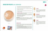Base en polvo con caléndula